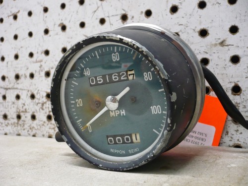 HONDA 72 1972 CB350 TWIN CB 350 SPEEDOMETER GAUGE 37230-344-671 5.1K MILES - Picture 5 of 12