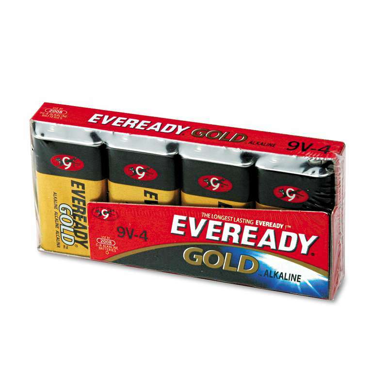 Eveready battery 9v 4pk a522-4 (039800033260)
