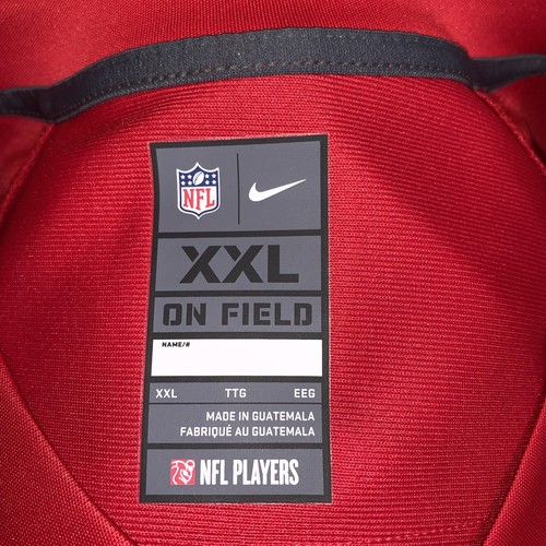 Camiseta deportiva para hombre Nike Trey Lance Scarlet San Francisco 49ers 75 aniversario talla XXL - Imagen 11 de 15