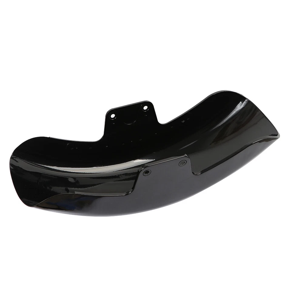 Guardabarros delantero corto de acero para Harley Softail Slim FLS 12-17 negro brillante Foto 4 de 4
