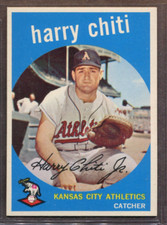 1959 Topps Set-Break # 79 Harry Chiti NR-MINT *JAYSACE*