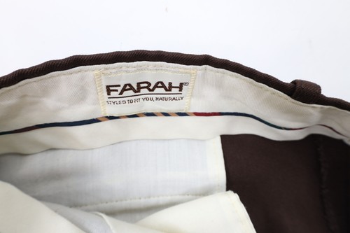 Vtg 70s Streetwear Mens 36x29 Faded Knit Wide Leg Bell Bottoms Pants Brown USA - Picture 7 of 12