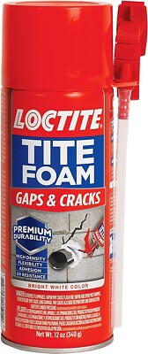 Loctite TITE FOAM Gaps & Cracks,Insulating Foam Sealant, 12 Oz. 1 pack
