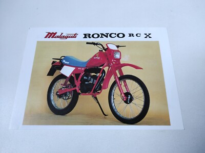 Malaguti Ronco RC X de 1982 Prospectus Catalogue Brochure Moto | eBay