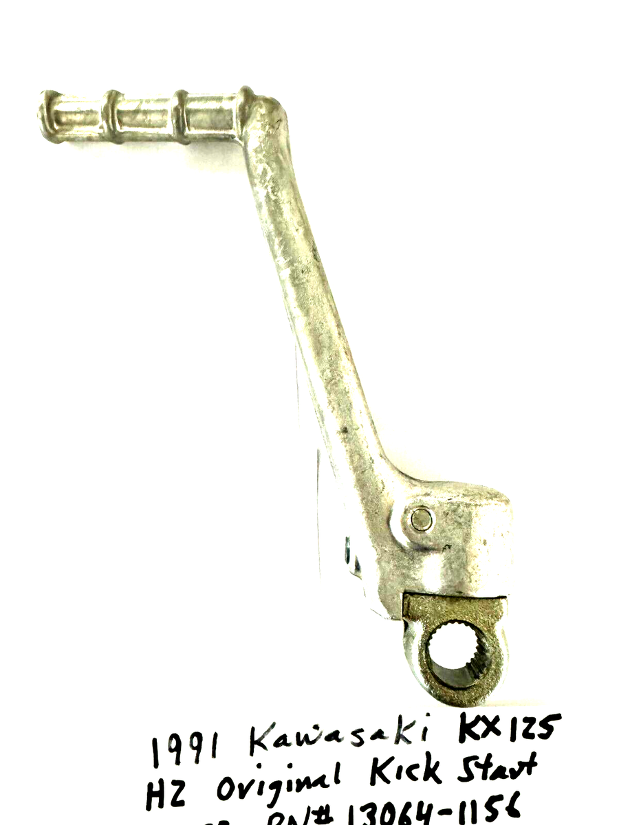 1991 Kawasaki KX125 Original Kick Start Lever Part # 13064-1156