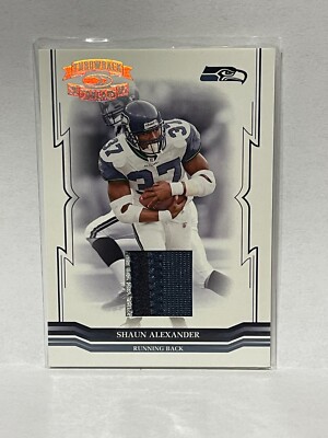 2005 Throwback Threads Jersey Patch - SHAWN ALEXANDER (2-color patch) #'d/25