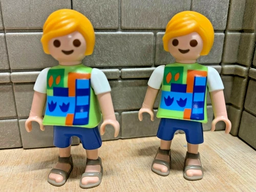 Playmobil 2 Modern Children Character 2 City - for CUSTOM RARE VINTAGE