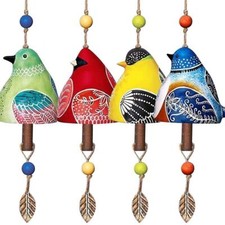 Keramik-Windspiel Gedenk-Windspiel Vogel Ornament Hängend Geschenke