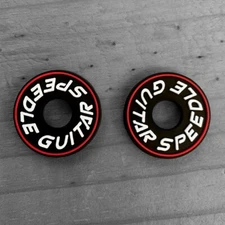 2 SETS GUITAR SPEEDLE STRAP BLOCKS LOCKS BASS THICKER AND SAFER THAN OTHERS