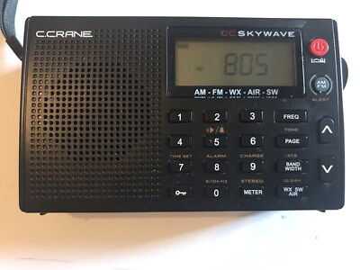 Used, excellent C.Crane CC Skywave Transistor RADIO Am Fm Weather Air SW  Band