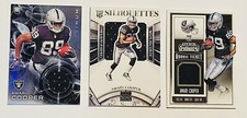2015 Platinum Crown Royale Contenders Amari Cooper Rookie Jersey Patch Lot