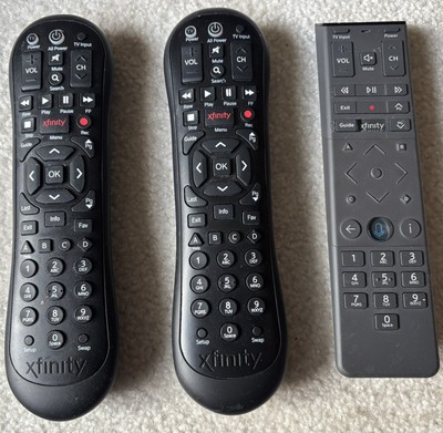 xfinity Comcast XR2 v3-u Remote Control   Lot of 3. EUC.