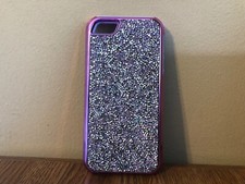 Luxury Bling Cute Hard/Soft Protective Case Cover for Apple iPhone SE 5