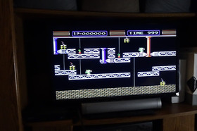 Genuine Gyromite NES CIB No Rev A Black Box 5 Screw w/ Hangtab Nice Box TESTED