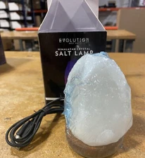 EVOLUTION SALT CO. HIMALAYAN CRYSTAL SALT LAMP - USB MULTI-COLOR - SMALL