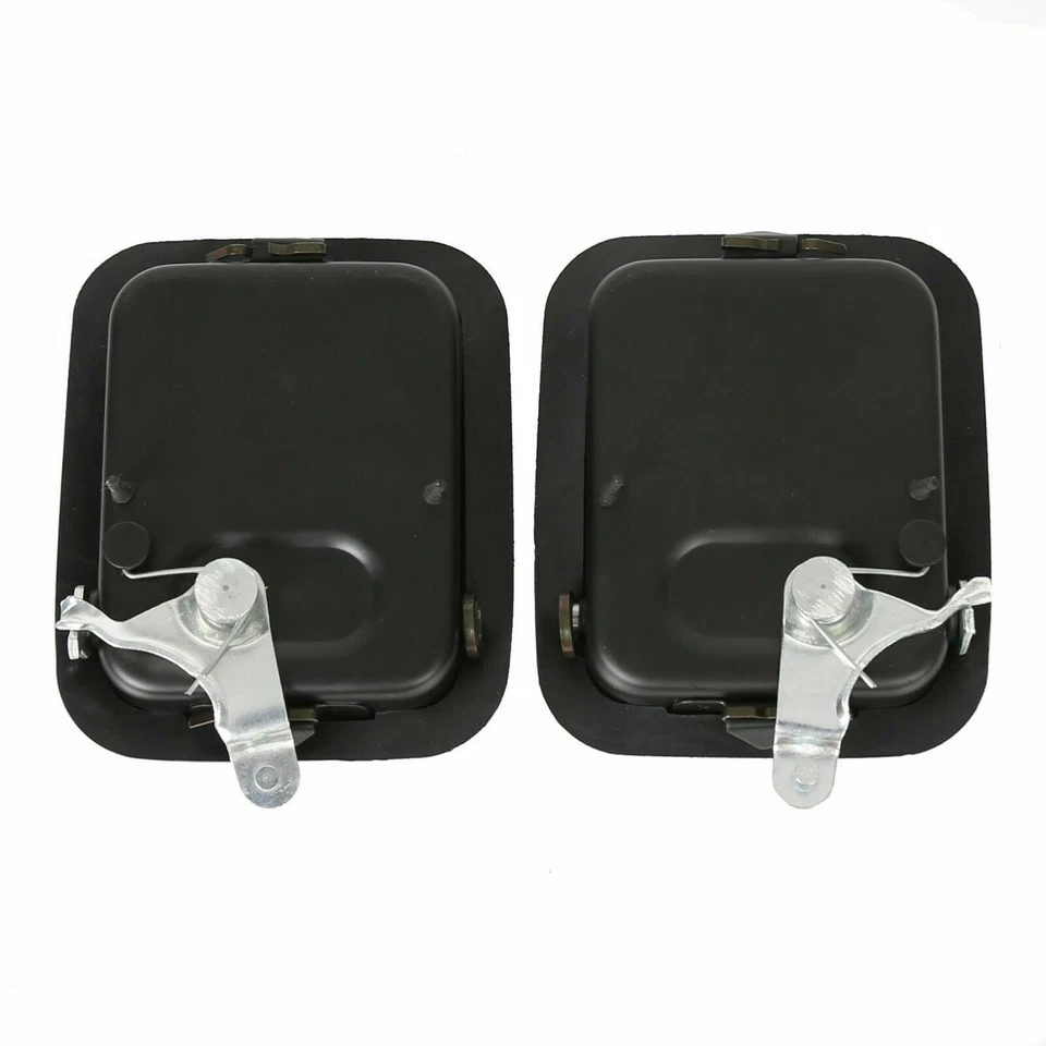PAR de manijas de puerta completas exteriores metálicas izquierda derecha para Jeep Wrangler 1991-2006 Foto 4 de 4