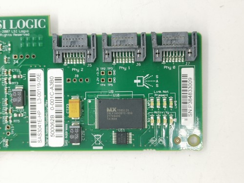 Low-Profile HP LSI Logic SAS3041E-HP 4-Port PCI-e SAS SATA RAID Controller - Picture 7 of 8