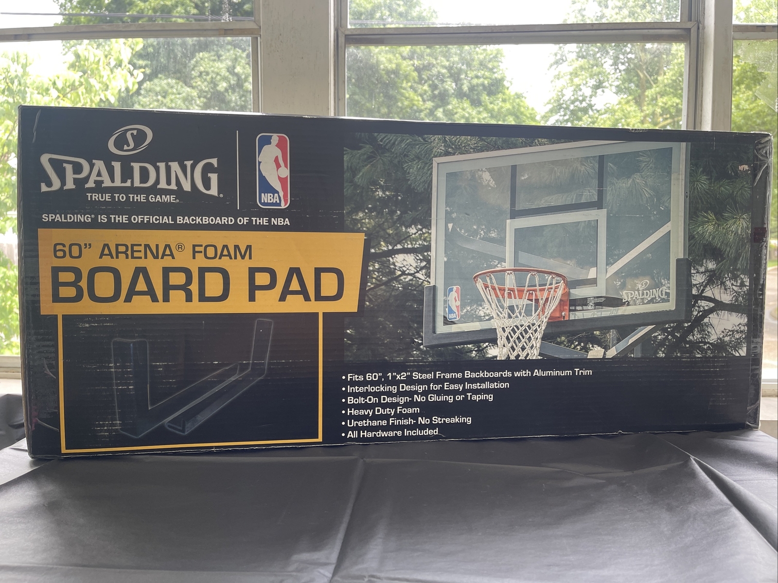 Spalding 60" Heavy Duty Foam Board Pad for 1x2" Basketball Hoop