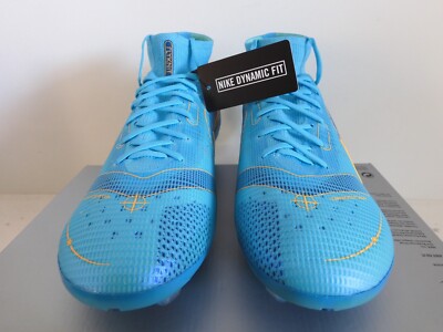 Nike Mercurial Superfly 8 Elite Fg Chlorine Blue-Laser Orange Sz
