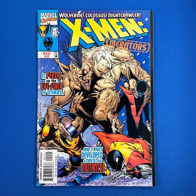 X-MEN Liberators #2 Marvel 1998 Mini-Series Wolverine Colossus Nightcrawler