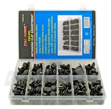 192pc Auto Shield Push Retainer Pin Rivet Trim Panel Clip Assortment Kit