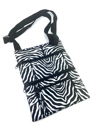 Girls purse Zebra print Zipper Closure Adjustable Strap Small Women Accessories