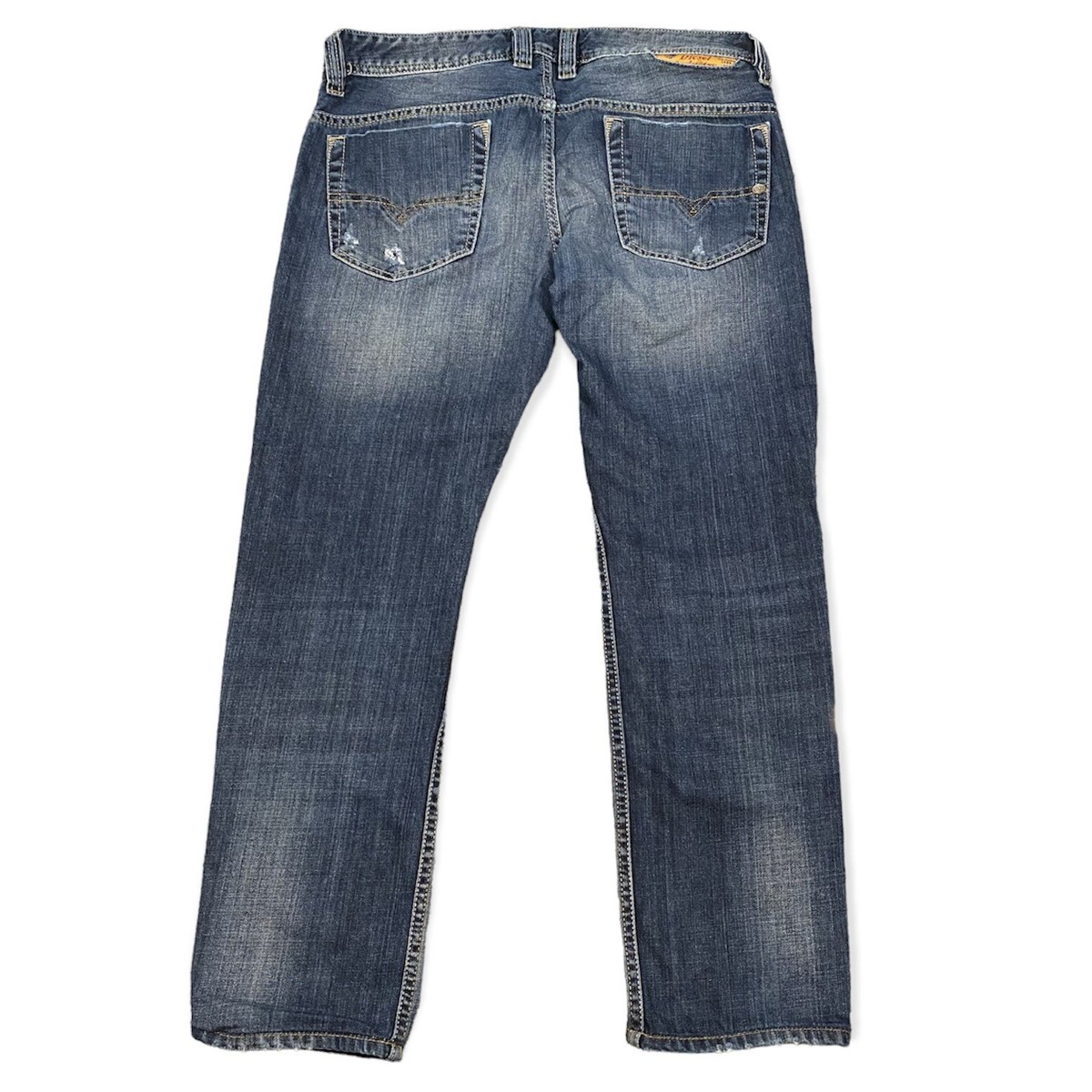 Diesel Safado Men's Regular Slim Straight Distressed Denim Blue