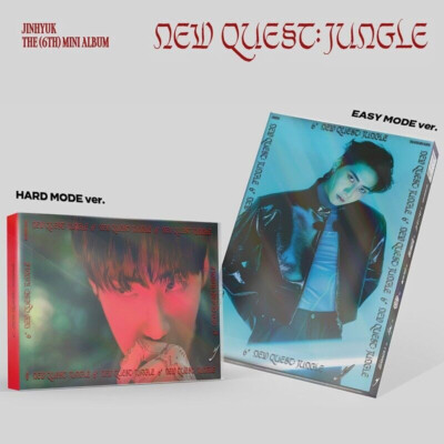 LEE JIN HYUK NEU QUEST: JUNGLE Album 2 Ver SET/2CD + 2 Fotobuch + 14 Karten + 2 Poster + 2 Poster