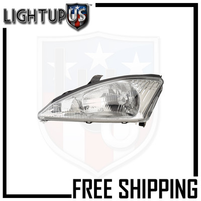 Headlight Headlamp Left Only for 00-02 Ford Focus
