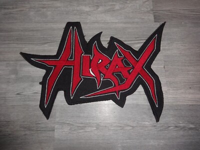 Hirax Back Patch Embroidered Shape Sodom Desaster Venom Exodus Shitfucker *