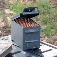 Strategy 50 Caliber Metal Ammo Storage Box 12 in. x 6.125 in. x 7.25 in. OD NEW