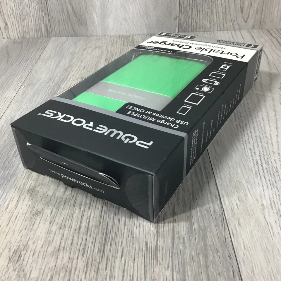 Cargador Portátil Powerocks 9000 mAh Universal USB Capacidad Múltiples Dispositivos Foto 3 de 4