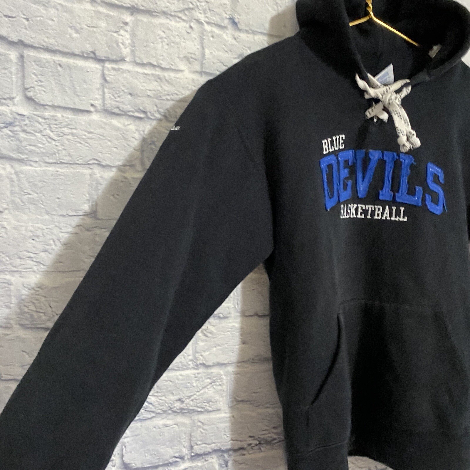 Vintage Eagle USA Duke Blue Devils Pull Over Heav… - image 7