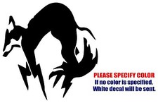 Fox Hound Funny Graphic Die Cut decal sticker Car Truck Boat Window 6"