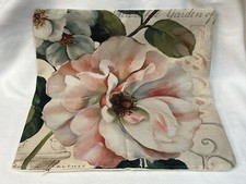 Vintage Magnolia Rose French Floral Spring Throw Pillow Cover Holiday HOME Decor