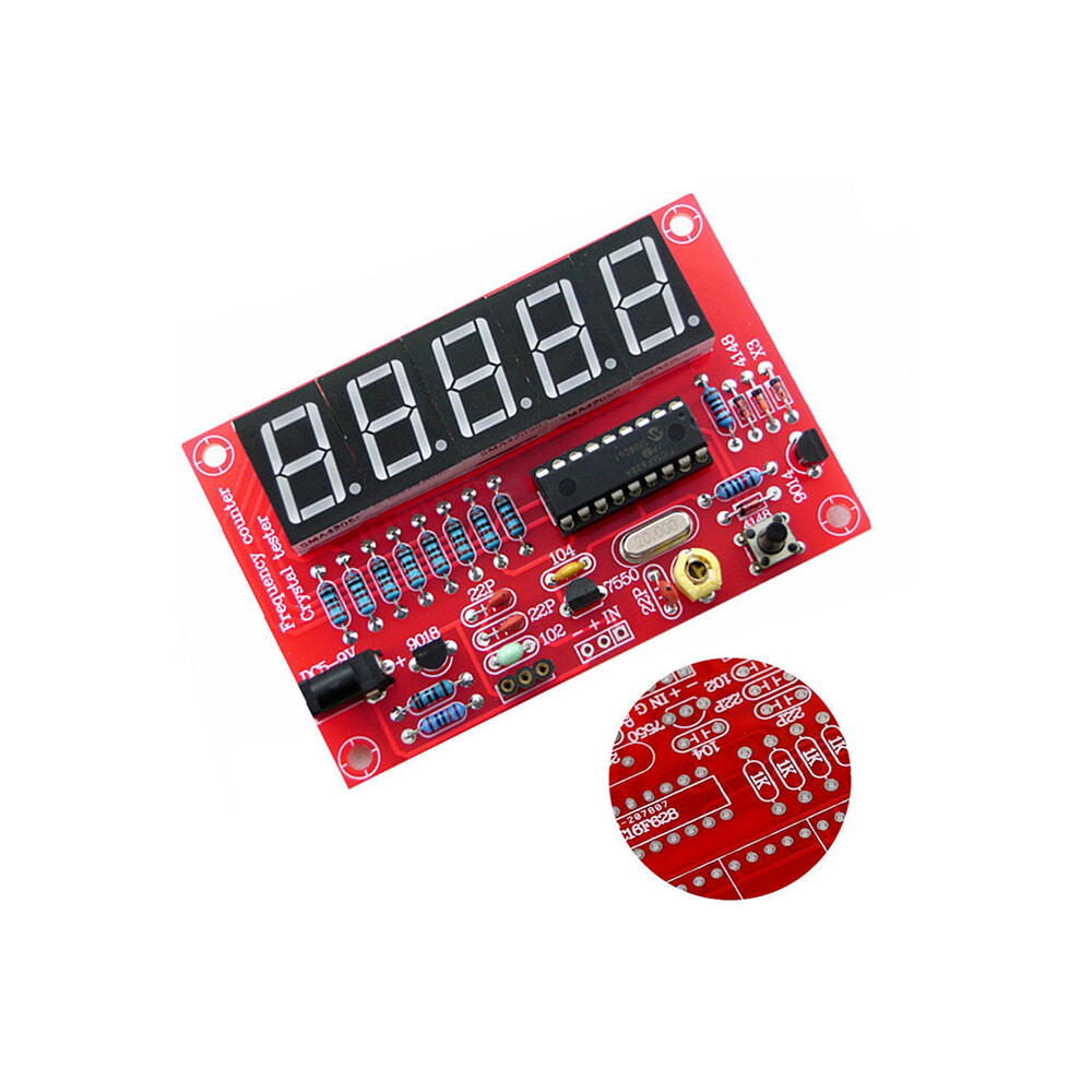 DIY Digital LED 1Hz-50MHz Crystal Oscillator Frequency Counter Meter Tester Kit