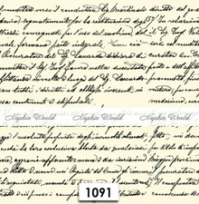 (1091) TWO Paper LUNCHEON Decoupage Art Craft Napkins - SCRIPT HANDWRITING