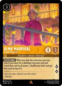 Alma Madrigal - Family Matriarch 2/204 (Regular) Lorcana Ursula's Return NM