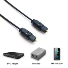 30Ft Toslink 2.2mm Digital Audio Cable Optical Cable
