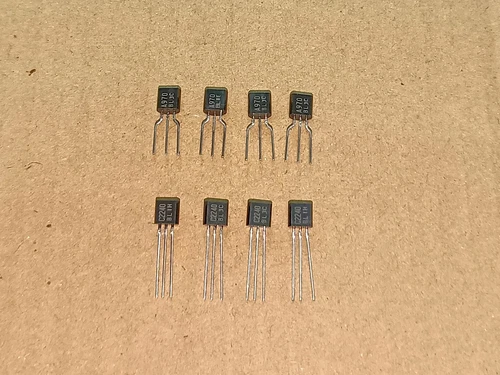 8 pcs Matched Toshiba 2SA970 2SC2240 rank BL transistor