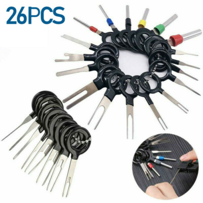 26 Piece Connector Tool Set 26-Piece Automotive Wire Terminal Tool Kit – Pin Removal & Connector Crimping Tools Terminal Ejector Kit - Foto 3