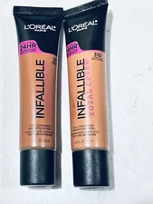 Loreal Infallible Total Cover Full Coverage Foundation 311 & 310Sealed
