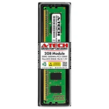 2GB DDR3-1600 DIMM Micron MT4JTF25664AZ-1G6E1 Equivalent Desktop Memory RAM