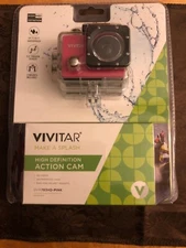 Vivitar Make a Splash High Definition Action Cam - Pink - New in Box - DVR783HD