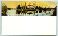 Postcard Lovell's Bridge, Waldoboro Maine A133