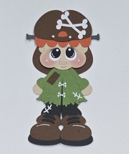 Franky Boy Red Hair. Scrapbook, Card making Paper Piecing.