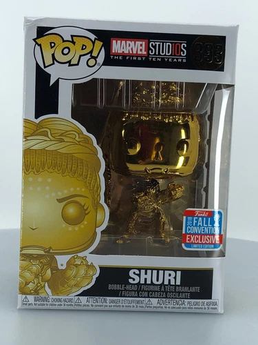 Funko POP! Marvel First 10 Years Shuri #393 Vinyl Figure DAMAGED BOX SEE PICS