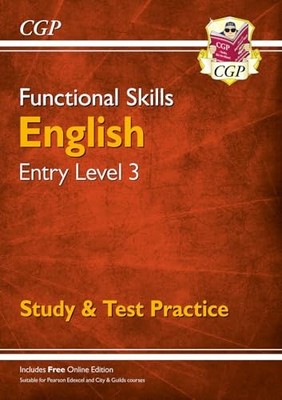 FUNCTIONAL SKILLS ENGLISH L3 STUDY TEST by CGP Books Paperback Self Help