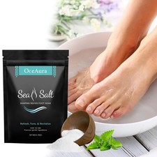 Relaxing Sea Salt Foot Soak for Moisturizing and Skin Firming Care Treatment