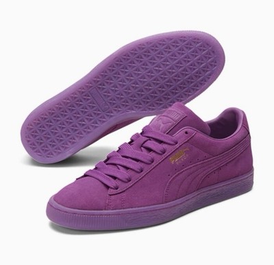Brand New PUMA Suede Men s Mono Iced color way: Meadow Mauve-Team Gold